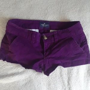 Purple (Really Short) Shorts